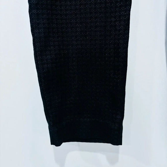 🦋3/25$🦋 REITMANS – Black patterned straight-leg pants | Petite 10 • - Picture 8 of 9